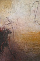 Trace-action-ou-sentiment, 145 x 97cm, acrylic on canvas