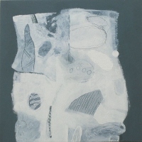 Champ Secret 5, 26 x 26cm, acrylic