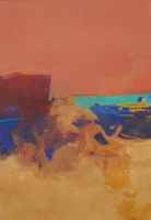 Colourscape 1, 50 x 35cm, gouache on paper